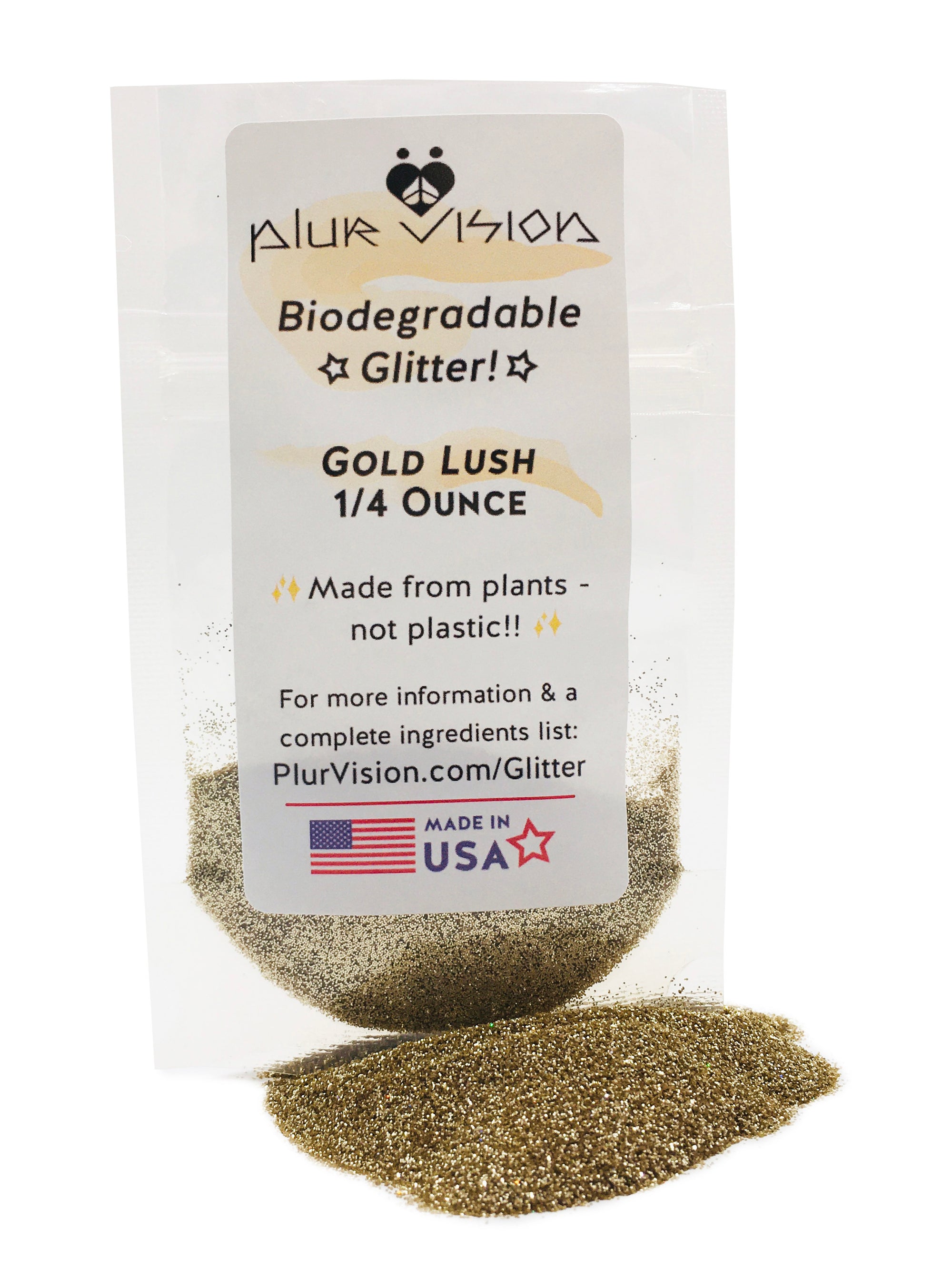 ✨ Gold Lush Biodegradable Glitter! ✨