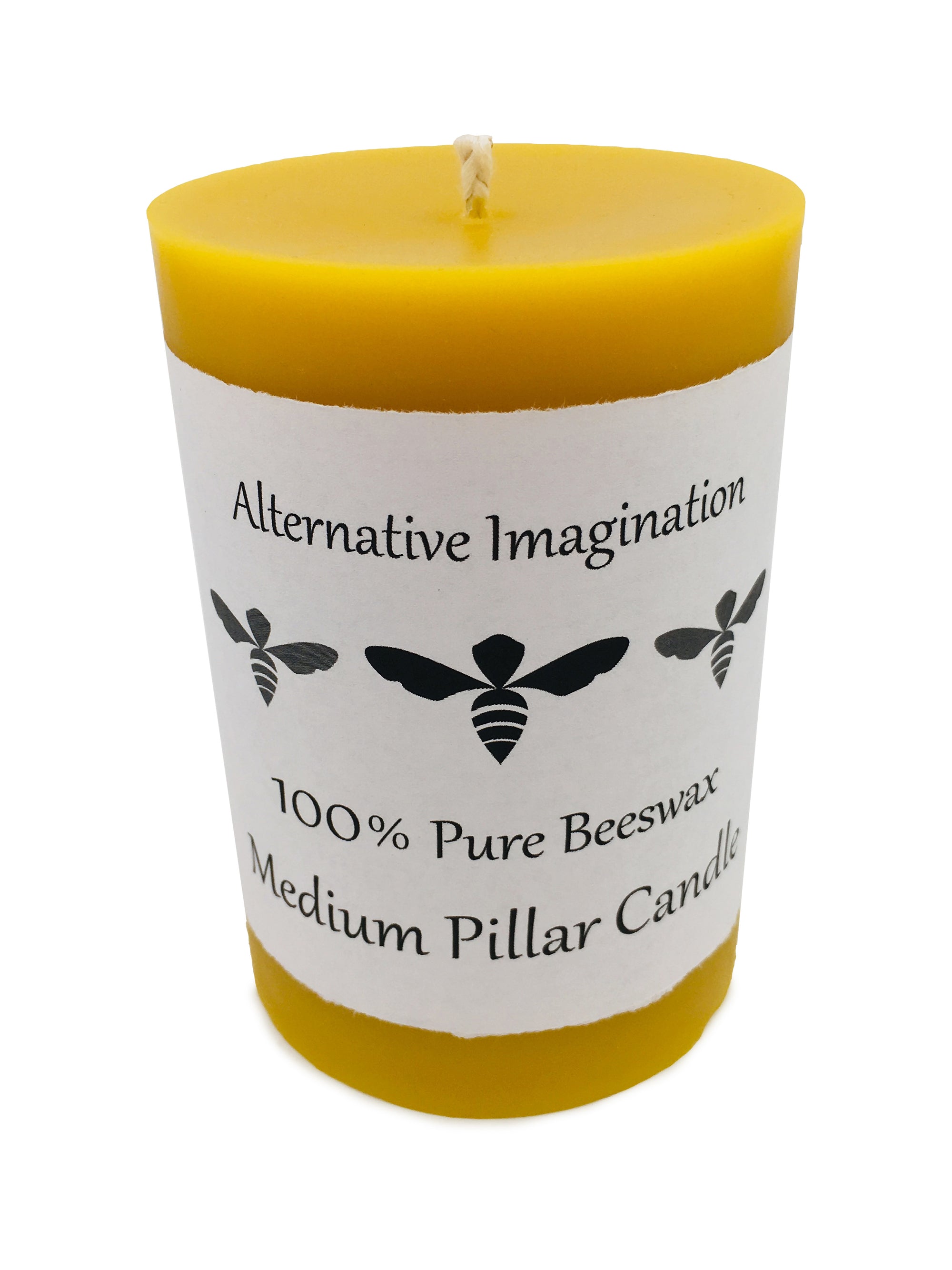 100% Premium Beeswax Pillar Candles