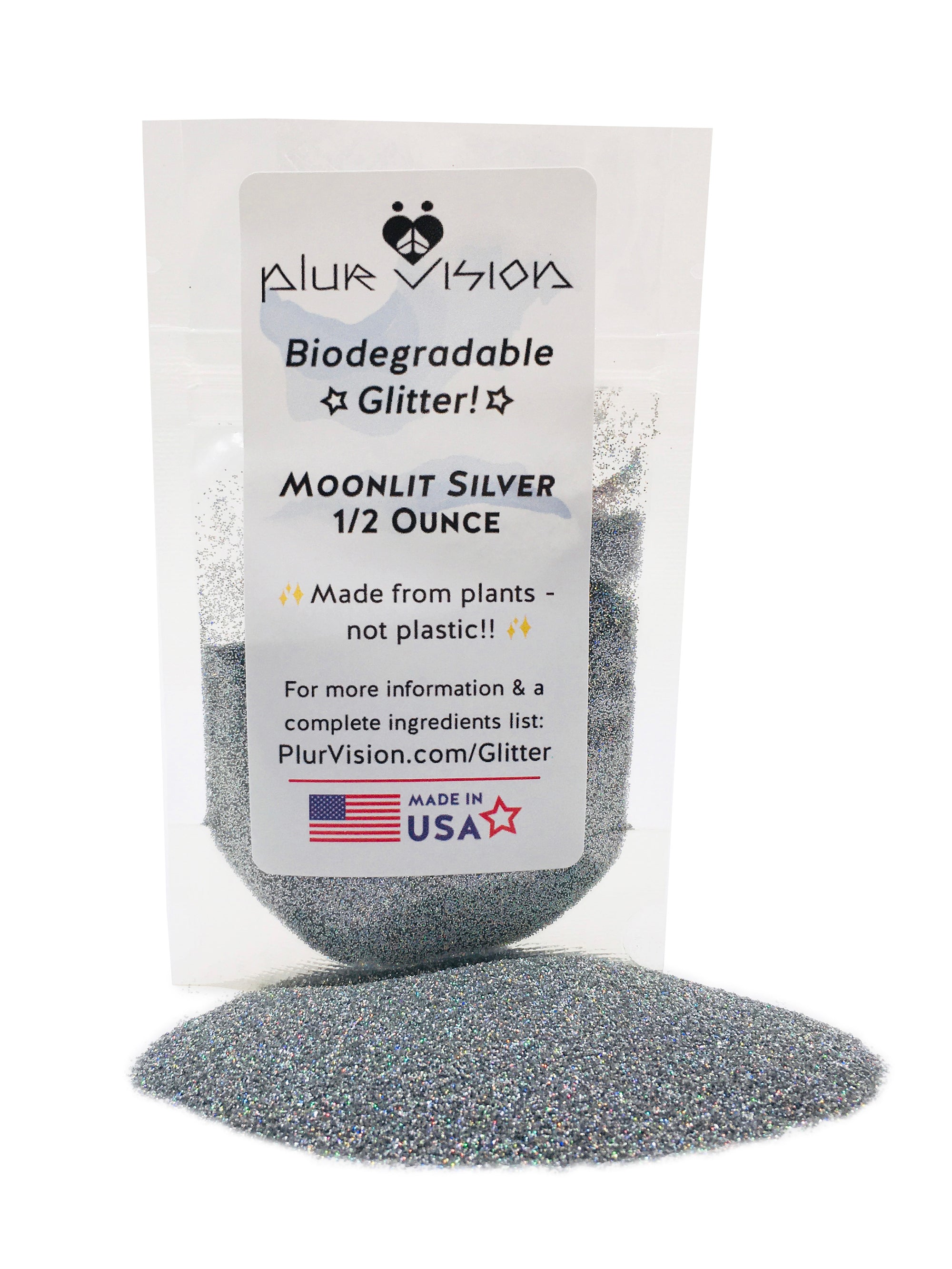 ✨ Moonlit Silver Biodegradable Glitter! ✨