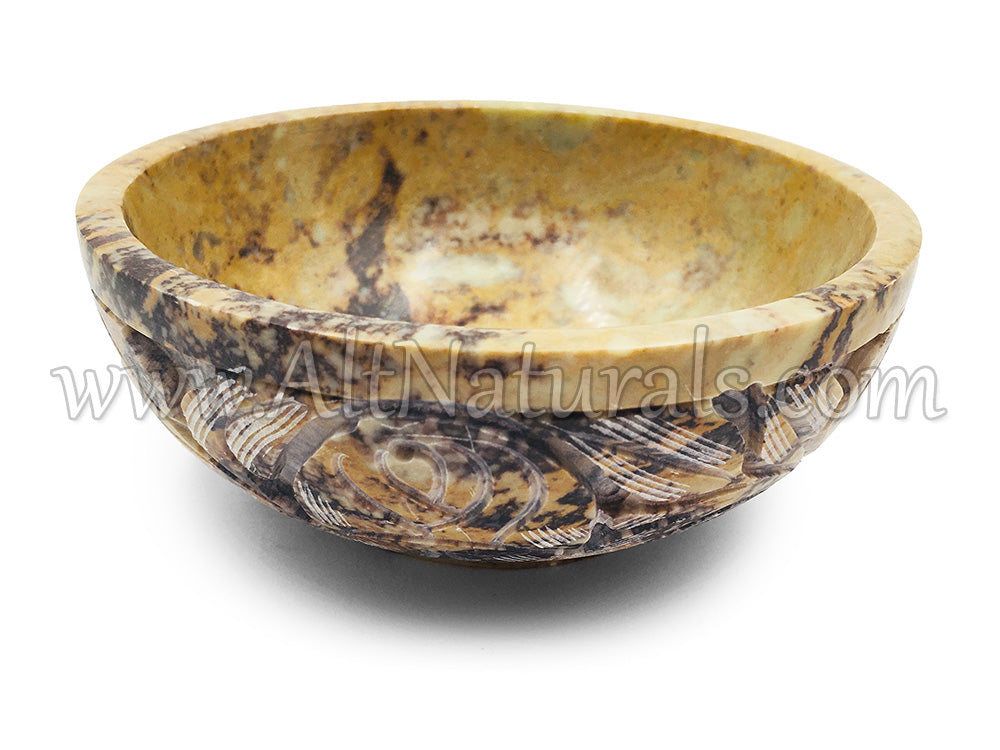 Soapstone Scrying and Smudge Bowl