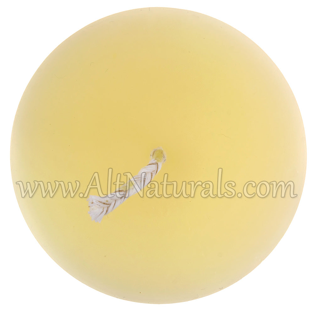 100% Pure White Ivory Beeswax Pillar Candles